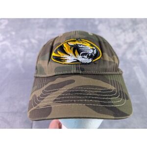 NCAA Missouri Tigers Camo Hat Captivating Headgear Mizzou OSFM Baseball Cap